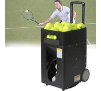 Lanciatore automatico di palline da tennis con telecomando e controllo tramite app, angolo regolabile per allenamento e allenamento da soli