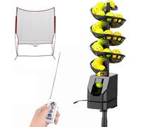 Lanciatore Automatico Di Palline Da Tennis, Macchina Da Lancio Da Tennis, Macchina Leggera Per Palline Da Tennis, Angolo Oscillante 48°, Autonomia Di 10 Ore, Oscillante Sinistra Destra,machine+net
