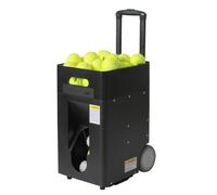 Lanciatore automatico di palline da tennis, macchina portatile per allenamento per principianti, angolo e velocità regolabili, capacità di 50 palline, perfetta per esercitarsi da soli