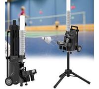 Lanciatore automatico per badminton con controllo intelligente tramite app, contiene oltre 52 palline, frequenza di servizio regolabile per allenamento indoor outdoor