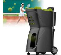Lanciatore automatico per palline da tennis, portatile, con oltre 100 palline, pre-programmate e personalizzate, per allenamento completo e pratica del tennis