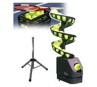 Lanciatore da tennis portatile con velocità regolabile, macchina automatica per servire il tennis, 3 impostazioni di velocità, ideale per pratica e allenamento, leggero e facile da usare
