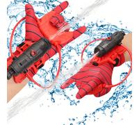 Lanciatore di ragni, pistola ad acqua, lanciatore da polso e guanti, set di cannone ad acqua da polso, pistola da marinaio, gioco di sparatorie con ragno, regali di Natale e Ognissanti per bambini e r