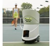 Lanciatore elettronico portatile per palline da tennis, con app mobile e telecomando per allenamento per principianti