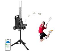 Lanciatore portatile per badminton con controllo app, angolo e altezza regolabili, per allenamento e pratica