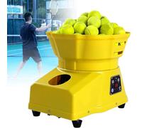 Lanciatore portatile per palline da tennis con telecomando, frequenza di servizio regolabile, contiene 50 palline, ideale per auto-allenamento, principianti, bambini, allenatori e pratica a casa