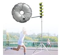 Lanciatore portatile per palline da tennis per auto-gioco e allenamento, macchina efficiente per principianti e allenatori, aiuto per la pratica del campo domestico