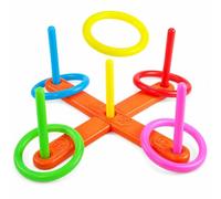 Lancio Anelli Gioco per Bambini 4-6 Anni, Giochi di Lancio in Plastica per Interno ed Esterno, per il tempo libero, style to 3