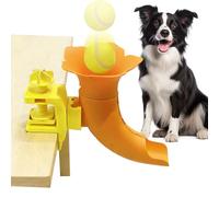 Lancio automatico della palla per cani, interattivo automatico antiscivolo a lunga distanza | lancio del lanciatore di palline da tennis per animali domestici, per la casa, camera da , apartame