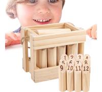 Lancio degli scacchi vichinghi - da gioco da giardino, gioco di per bambini, set da prato in legno resistente | Competizione interattiva creativa per bambini adulti in età pr