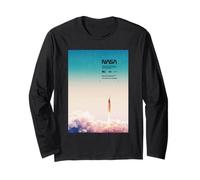 Lancio dello Space Rocket Shuttle della NASA SLS Maglia a Manica