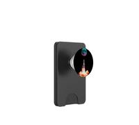 Lancio di un razzo lunare Retro Space Explorer PopSockets PopWallet per MagSafe