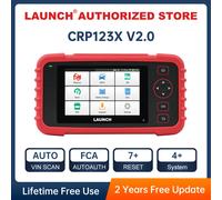 LANCIO X431 CRP123X V2.0 Strumenti diagnostici OBD2 per auto Scanner OBD automatico Motore ABS SRS AT + 7 Servizio di ripristino Aggiornamento gratuito