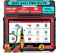 LANCIO X431 PRO ELITE 8 pollici Strumenti diagnostici per auto italiani Auto OBD OBD2 Scanner Tutti i sistemi CAN FD/DOIP Test attivo 31 Reset codifica ECU EU Version