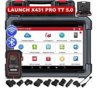 LANCIO X431 PRO TT OBD2 Strumento di scansione diagnostica Tutti i sistemi 38+ Servizio CAN FD DOIP Codifica ECU Controllo bidirezionale FCA autoauth
