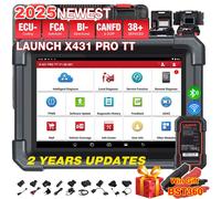 LANCIO X431 PRO TT Strumento diagnostico per auto da 8 pollici DBSCar VII Connettore 37+ Reset ECU bidirezionale Codifica online Chiave CANFD IMMO EU Version