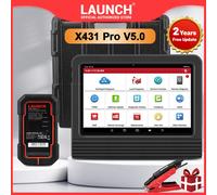 LANCIO X431 PRO V5.0 Diagnostica per auto 8 "pollici Auto OBD2 Scanner CAN FD/ DOIP SGW Tutti i sistemi 37+ Reset Codifica ECU Test attivo X431 V