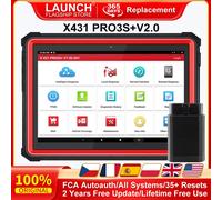 LANCIO X431 PRO3S + 10.1 "OBD2 Scanner Strumento diagnostico professionale automobilistico 12V Lettore di codici per auto OBD ScanOBDII Test diesel