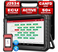 LANCIO X431 PRO3S+ ELITE Strumento di programmazione avanzato J2534 CAN FD DOIP Codifica online Strumento diagnostico per auto di tutti i sistemi Mappa topologica