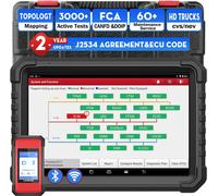 LANCIO X431 PRO3S+ ELITE Strumento di programmazione avanzato J2534 CAN FD DOIP Codifica online Strumento diagnostico per auto di tutti i sistemi Mappa topologica