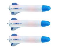 Lancirazzi luminoso, giocattolo a con luce LED lampeggiante, giocattoli per bambini, giocattoli per esterni, spara fino a 30 metri, razzi, regali per oltre 3 ragazzi e ragazze