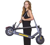 Lanco LI-0230 - Tracolla Universale per Monopattino Elettrico, per Bambini, Portata Fino a 40 kg, Regolabile, Colore: Grigio/Nero