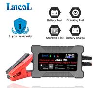 Lancol CAT100 12V 3A caricabatteria intelligente Bluetooth completamente automatico e Tester mantenitore 2 In 1 caricabatteria a 8 stadi