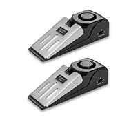 Lancoon Allarme Fermaporta 2 Pezzi, 120Db Forte Portatile Cuneo Ingresso Allarme Strumenti Di Sicurezza Per La Sicurezza Domestica Casa Appartamento Hotel Viaggi