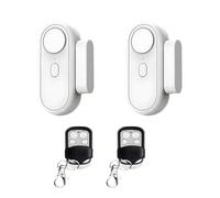 Lancoon Confezione da 2 allarmi wireless per porte con telecomando da 120 dB Sirena Ritardo di ingresso e arresto automatico sensore di sicurezza per casa, appartamento, finestra, vacanze