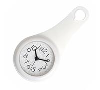 Lancoon Mini Orologio da Doccia, Resistente all'Acqua e alla Nebbia, Alimentato a Batteria Non-Tick, Orologio a Ventosa con Gancio a Piccolo Foro Sub, Cucina Ora Bagno per la Vita Quotidiana