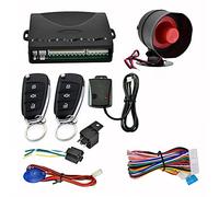 Lancoon Sistema di sicurezza per auto, 110 dB, antifurto, dispositivo Keyless Entry Auto Ricerca Universale Central Lock Kit con Sensore Shock Control Box 2 Telecomandi di ricambio LED Display Lights