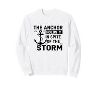 L'ancora regge Nonostante la Tempesta Cristiana Felpa