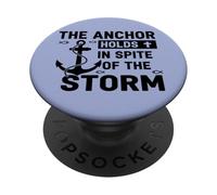 L'ancora regge nonostante la tempesta cristiana PopSockets PopGrip Adesivo