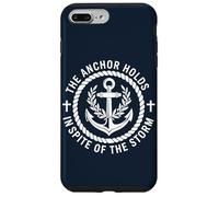 L'ancora regge nonostante la tempesta fede cristiana Custodia per iPhone 7 Plus/8 Plus