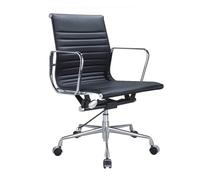 LANCOURT Sedia da Ufficio regolabile, sedia da lavoro girevole in pelle con supporto per la schiena e braccioli, sedie per computer, per studio a casa o conferenza