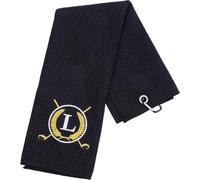 Lancry Asciugamano da golf divertente, 40,6 x 61 cm, per borse da golf, per uomini e donne, accessori regalo per golfisti (L)