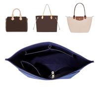 Lancry Inserto organizer per borsa Longchamp, organizer multitasche in feltro, organizer per borsa tote compatibile con borsa a tracolla Le Pliage