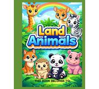 Land Animals: Coloring Book
