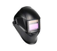 (Land Black) Casco auto-oscurante con celle solari, gamma regolabile 4/9-13 MIG MMA elettrico
