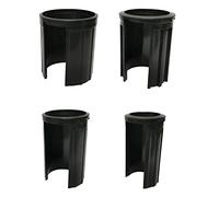 Land-Haus-Shop 4 x riduttori portaombrelli 48 38 32 25 mm sole pioggia ombrello supporto riduttore per portaombrelli in granito e manicotti da terra