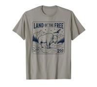 Land of The Free 250 Bison Eagle 4 luglio Maglietta
