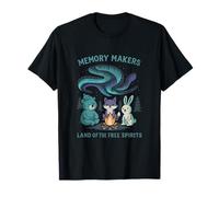 Land of The Free Spirits Campfire Adventure Design Maglietta