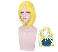 Land of the Lustrous Houseki no Kuni Diamante Parrucca Cosplay Halloween Capelli sintetici Bob colorato Diamante Parrucche Cosplay Taglia unica Diamante giallo 211