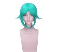 Land Of The Lustrous Phosphophyllite Blu Verde Breve Parrucca Costume Cosplay Houseki No Kuni Resistente Al Calore Capelli Uomini Donne Parrucche