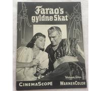Land of the Pharaohs Jack Hawkins Joan Collins Vintage 1955 Danish Movie Program