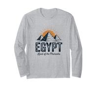Land of The Pharaos I Archeologia degli dei Egiziani Maglia a Manica