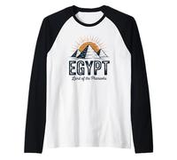 Land of The Pharaos I Archeologia degli dei Egiziani Maglia con Maniche Raglan
