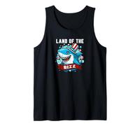 Land Of The Rizz 4th Of July Shark Canotta