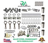 Land Rover 204DTD 2.0DIESEL Lega Acciaio Albero Con Kit Revisione Motore XF Xe