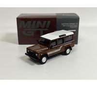 Land Rover Defender 110 1985 County Marrone LHD 1:64 Mini GT MGT00734L